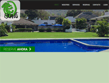 Tablet Screenshot of hoteliguanas.com